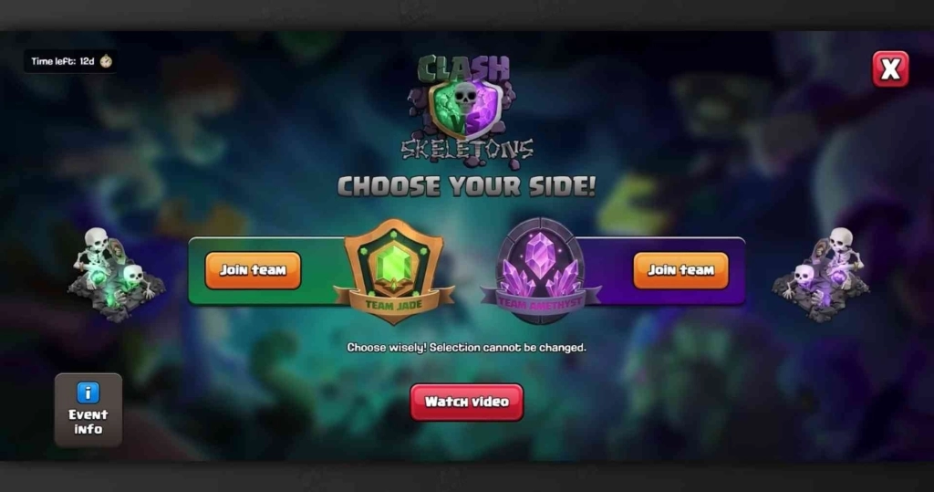 Clash of Clans Clash vs Skeleton Event Basics Clash of Clans Clash vs Skeleton Event Basics