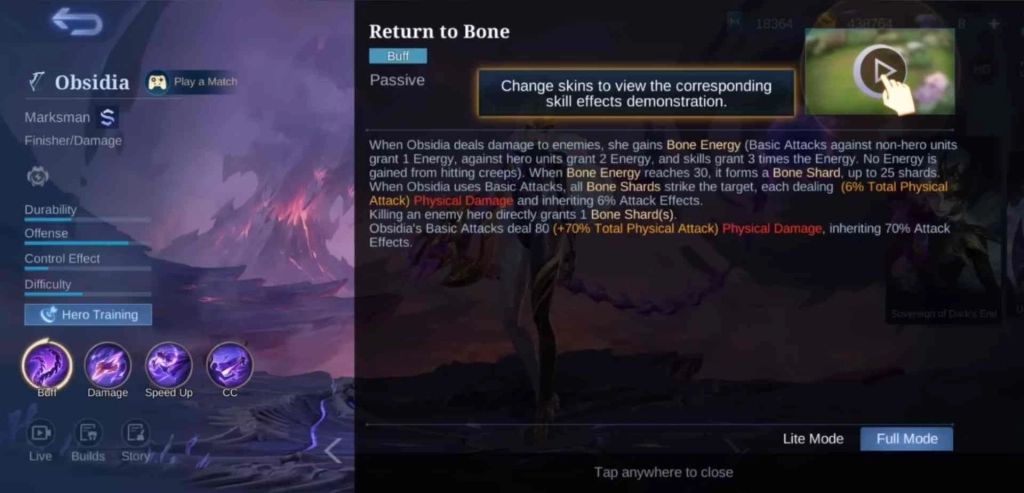 Passive: Return to Bone 