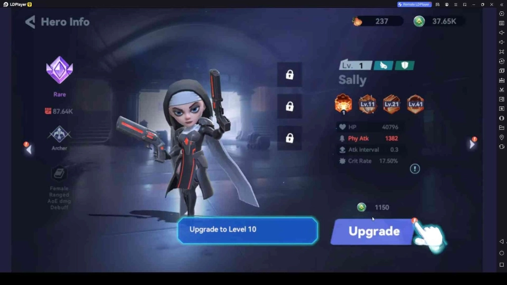 Level up the Heroes in Wonder Squad