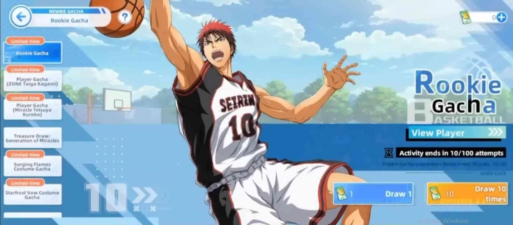 Recruit Your Dream Kuroko's Basketball Players