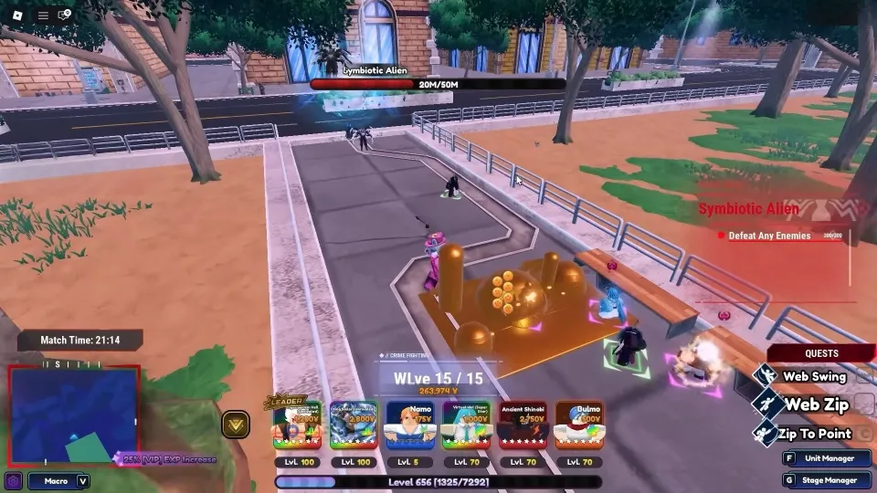 Defeat Enemies for the Venom Quest