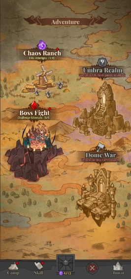 Game Modes in Adventure