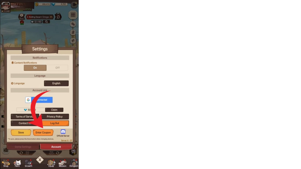 Redeeming Process for the Codes in Switching Heroes Redeeming Process for the Codes in Switching Heroes