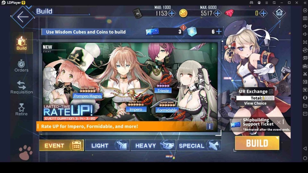 Azur Lane Gacha System