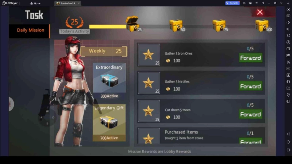 Follow through the Missions