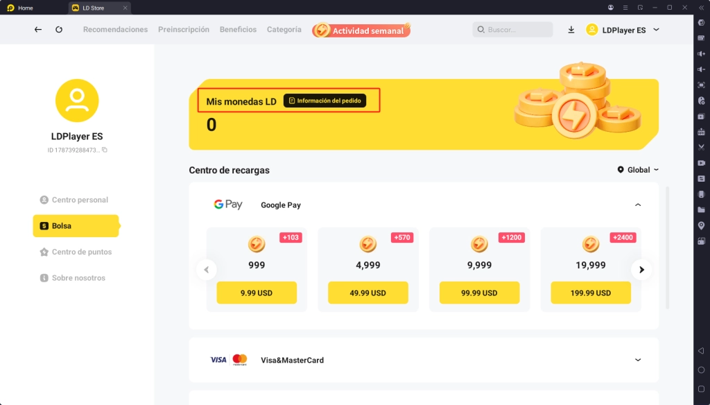 ¡El servicio al cliente exclusivo para VIP de LD Game está en línea!