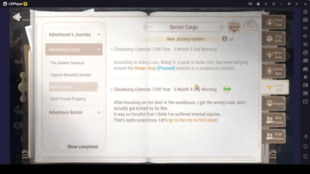 Secret Cargo Revelation: Infinite Journey Secret Cargo Revelation: Infinite Journey