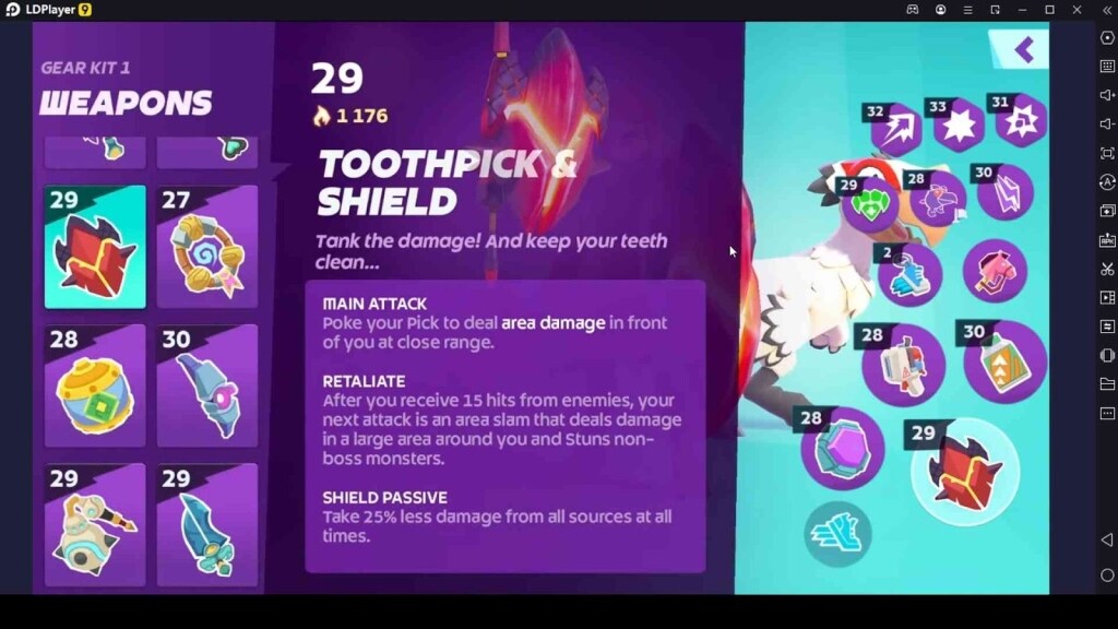 Toothpick and Shield 