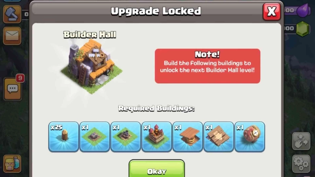 b.o.b control coc requirements