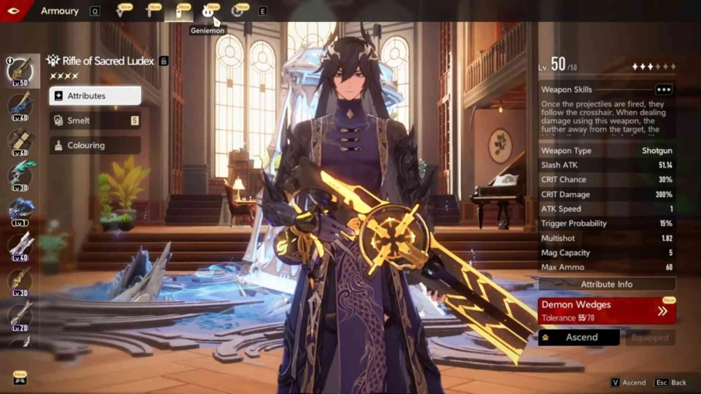 Unlocking Signature Weapons via Letters and Forge Unlocking Signature Weapons via Letters and Forge