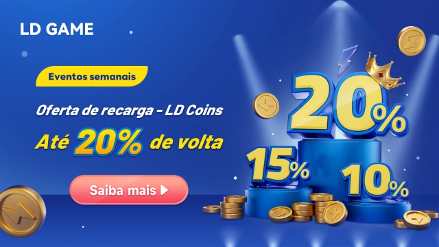 Atualização dos benefícios semanais de LD Coins! Até 20% de volta!