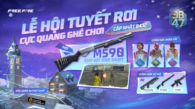 Garena Free Fire: Thông tin cập nhật phiên bản OB47