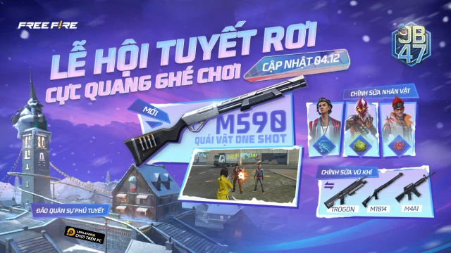 Garena Free Fire: Thông tin cập nhật phiên bản OB47