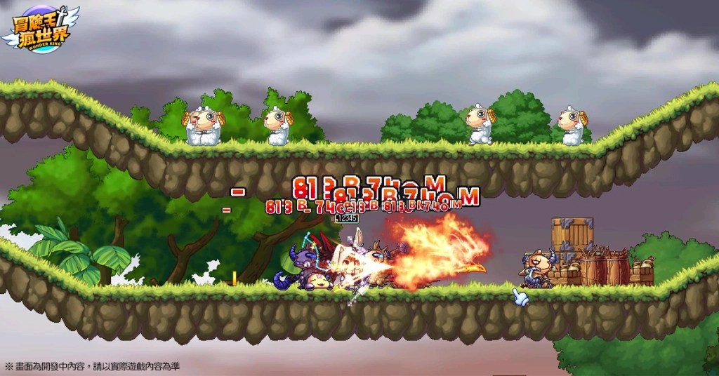 2D橫向卷軸MMORPG《冒險王！瘋世界》事前預約開放中！