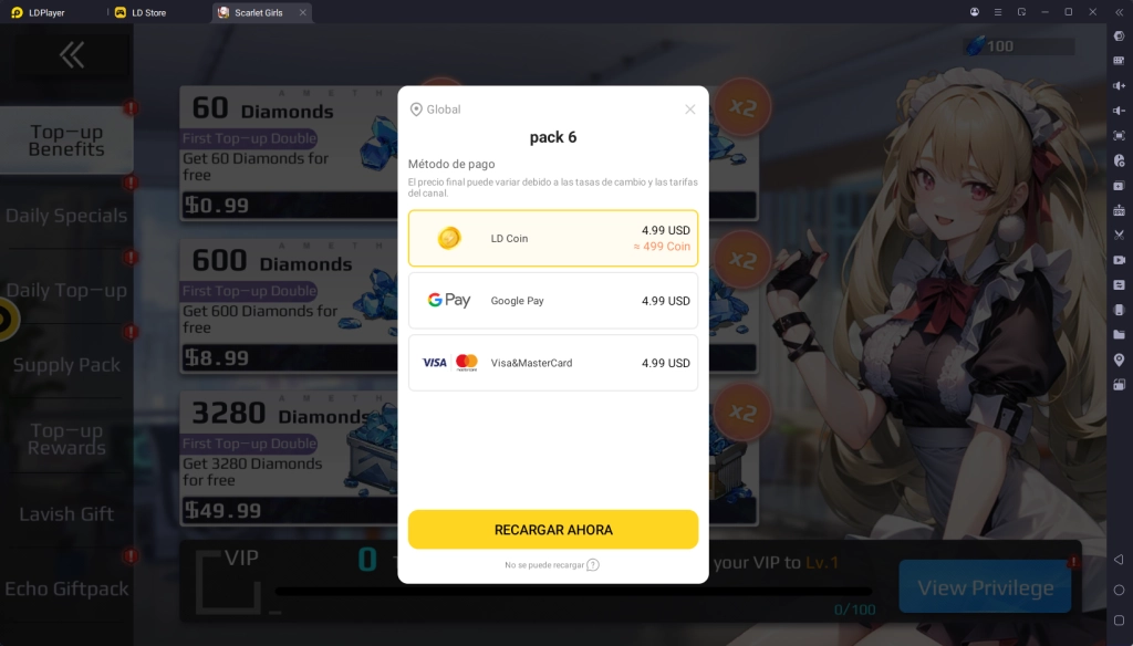 Tutorial | Descargar y jugar Scarlet Girls en PC con LDPlayer