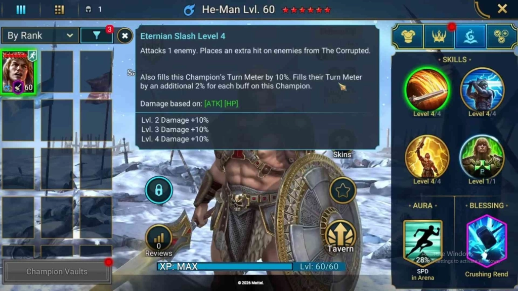 He-Man’s Skill He-Man’s Skill