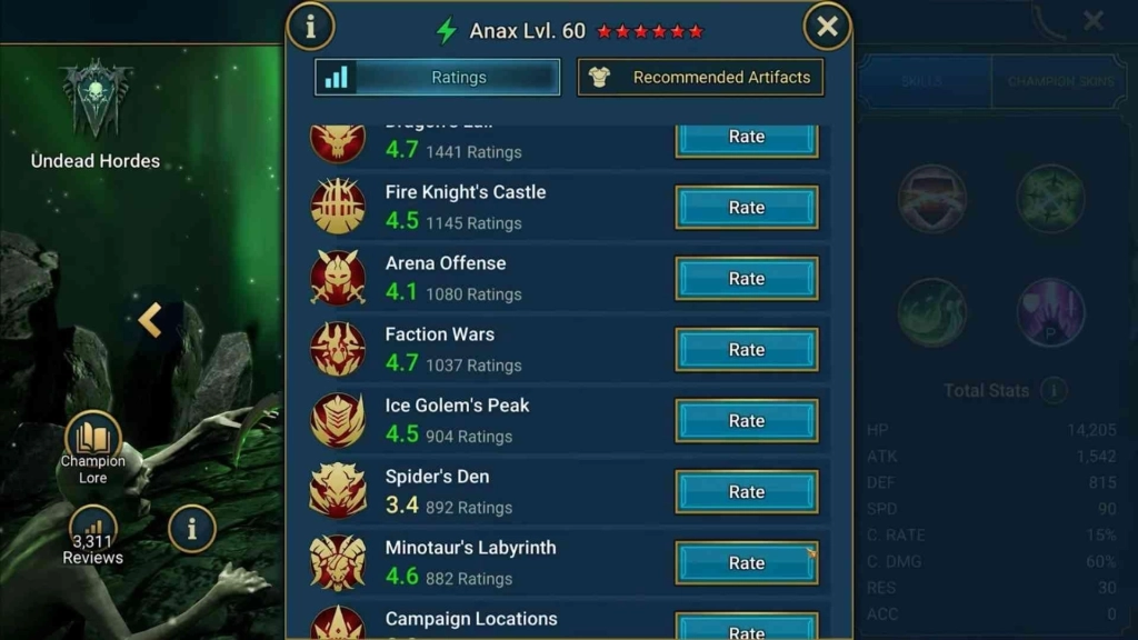 RAID Shadow Legends Anax Overview and Ratings RAID Shadow Legends Anax Overview and Ratings