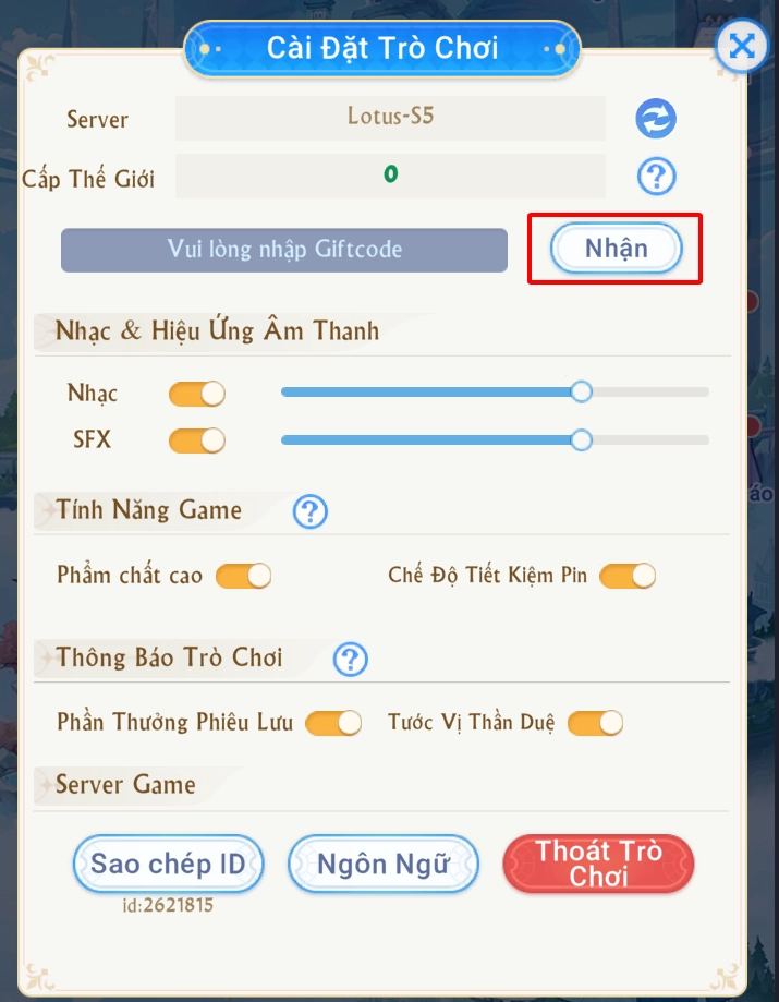Full bộ code Yêu Quái, Chạy Đi Đâu mới nhất - Hướng dẫn cách nhập chi tiết