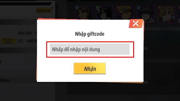 Full bộ code Học Viện Anime: Legend - Hướng dẫn cách nhập chi tiết