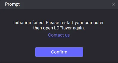 How to Fix Initiation Failed Error when Opening The Emulator