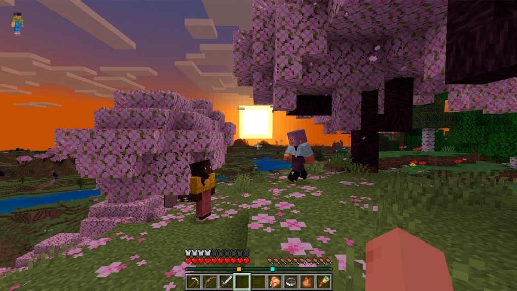Minecraft วิธีใช้แถบระบุตำแหน่งผู้เล่น