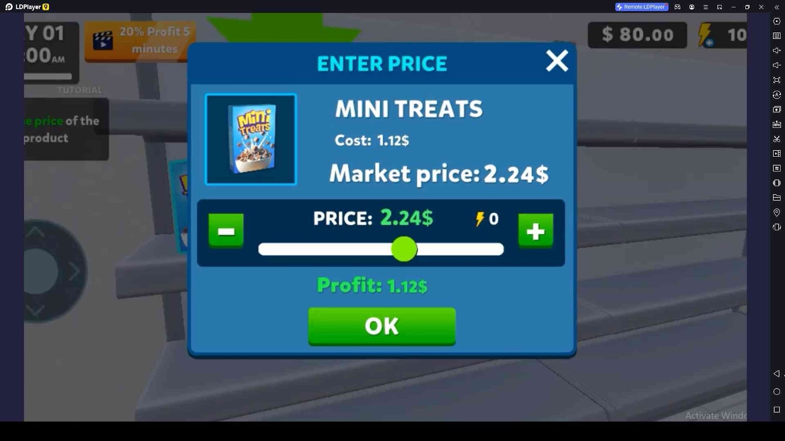 Set the Price and Earn Profits