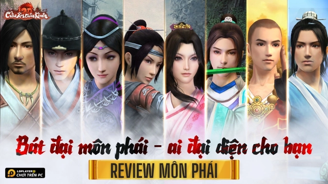 Cửu Âm Chân Kinh 2D Mobile: Review môn phái