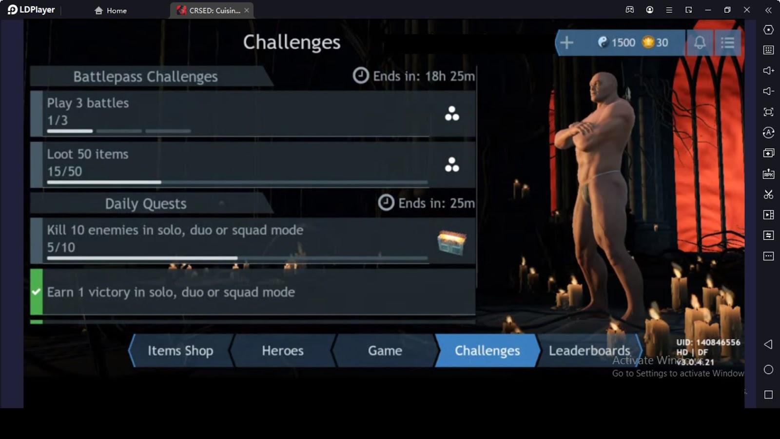 Complete Challenges