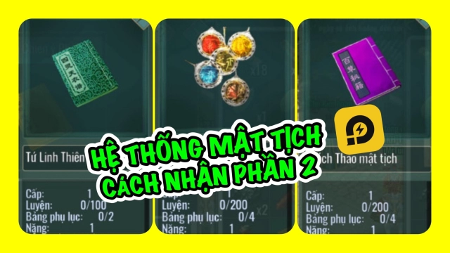 Kiếm Hiệp Tình 2 Mobile: Hệ Thống Mật Tịch Và Cách Nhận Phần 2