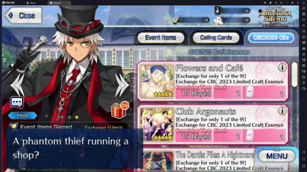 Fate/Grand Order Chaldea Boys Collection 2023 Campaign Guide