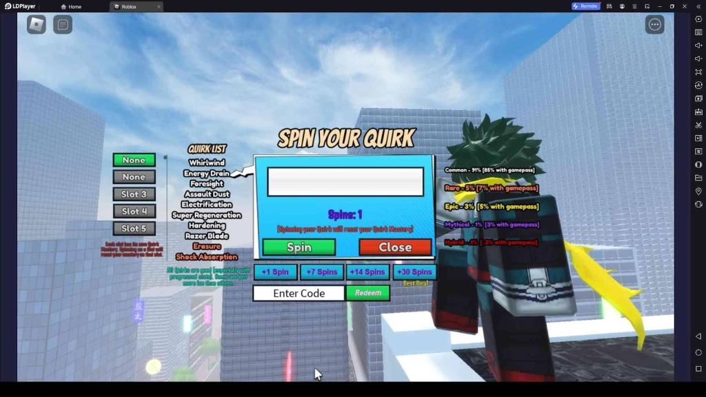 Roblox Era of Quirks Codes: Unleash Your Heroic Potential - 2025 March