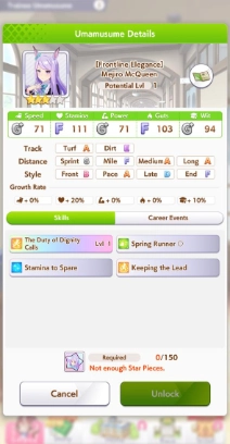 Base Stats and Growth Rates