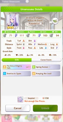 Base Stats and Growth Rates