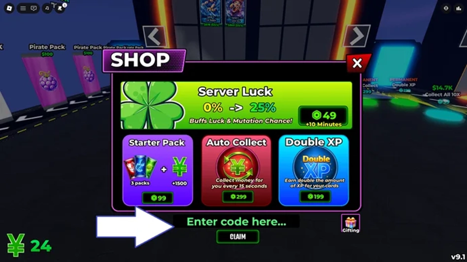 Roblox Anime Card Collection แจก Codes อัปเดตเรื่อยๆ