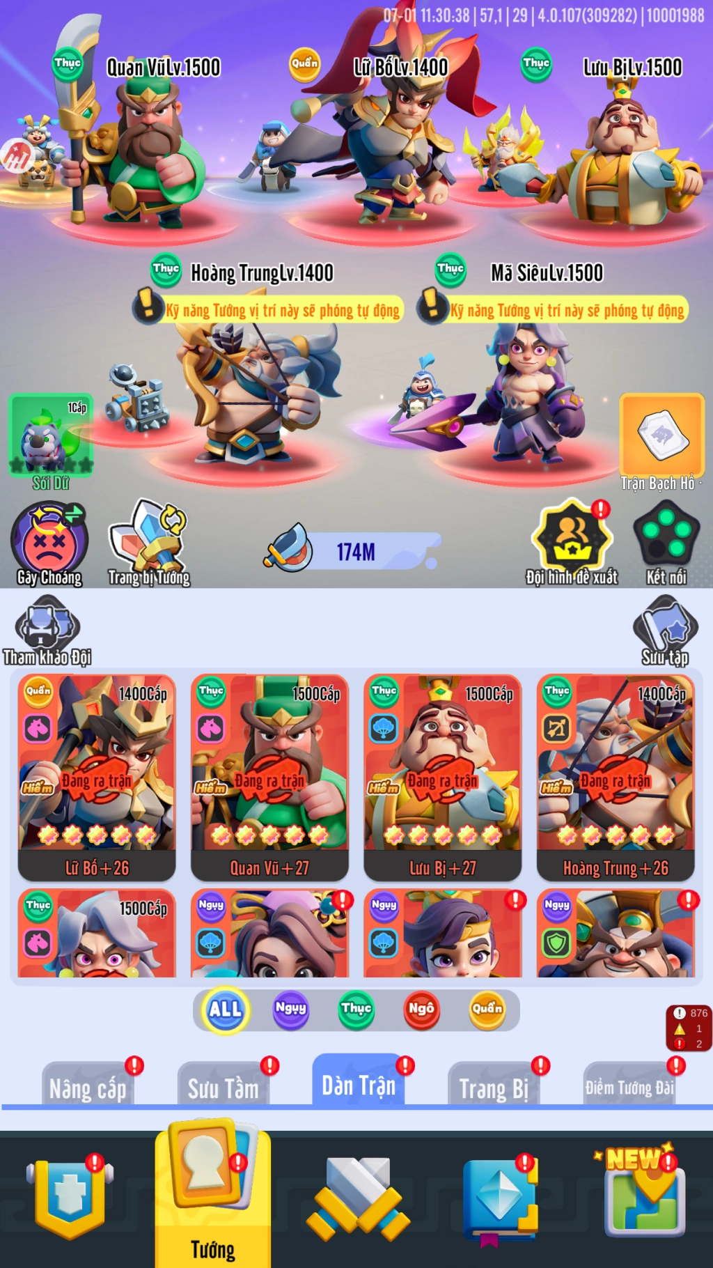 Gameplay của Đại Chiến Tiểu Binh - game mobile tam quốc siêu giải trí nhẹ nhàng ra mắt chính thức 28/08/2025