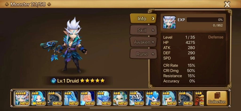 Upgrade Characters