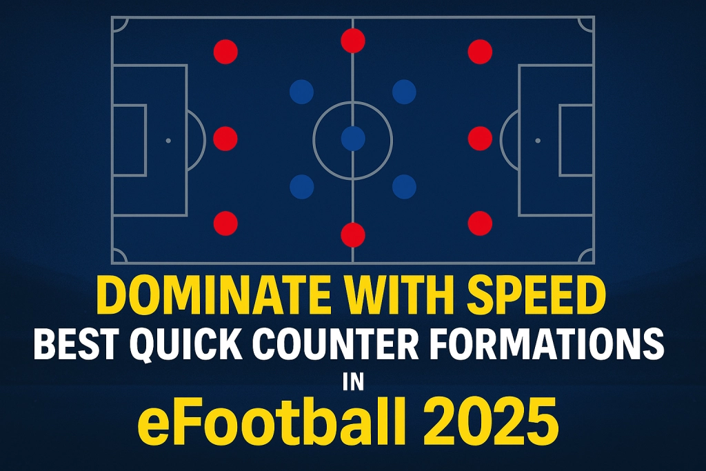 A Guide to Best Quick Counter Formations in eFootball 2025