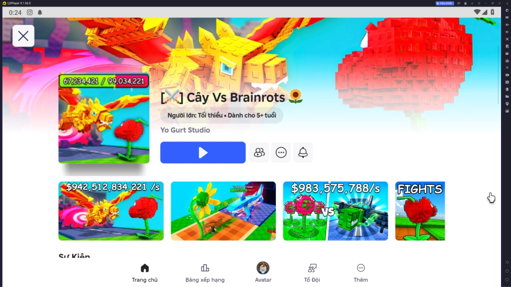 Full bộ code Roblox VNG: Plants vs Brainrots - Hướng dẫn cách nhập chi tiết