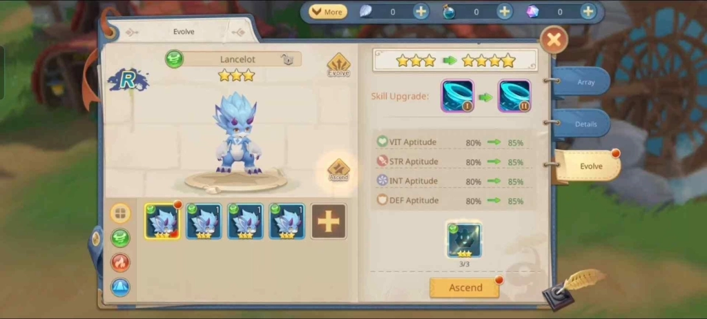 Evolve and Upgrade Your Pets