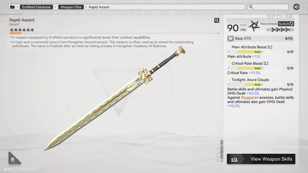 Best Weapons for Rossi