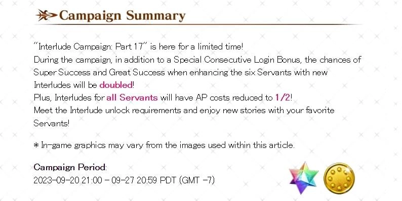 Fate/Grand Order Story Support and Interlude Campaigns - What To Expect