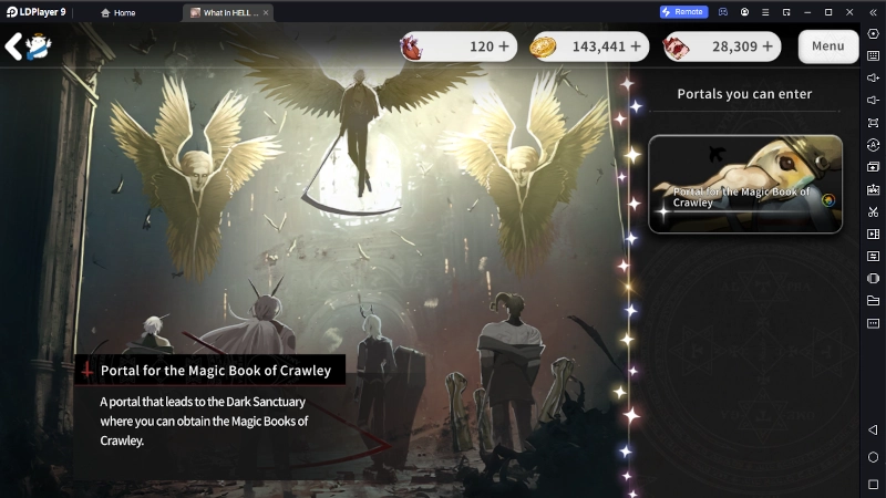 Portal for the Magic Book of Crawley Portal for the Magic Book of Crawley