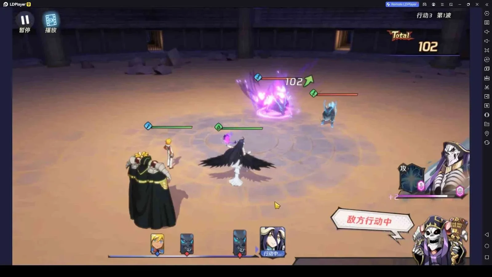 Gameplay de Lord of Nazarick