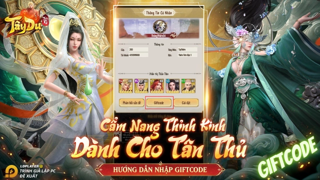 Tây Du Thần Ký - VMGE: tổng hợp giftcode tân thủ và hướng dẫn cách nhập mới nhất