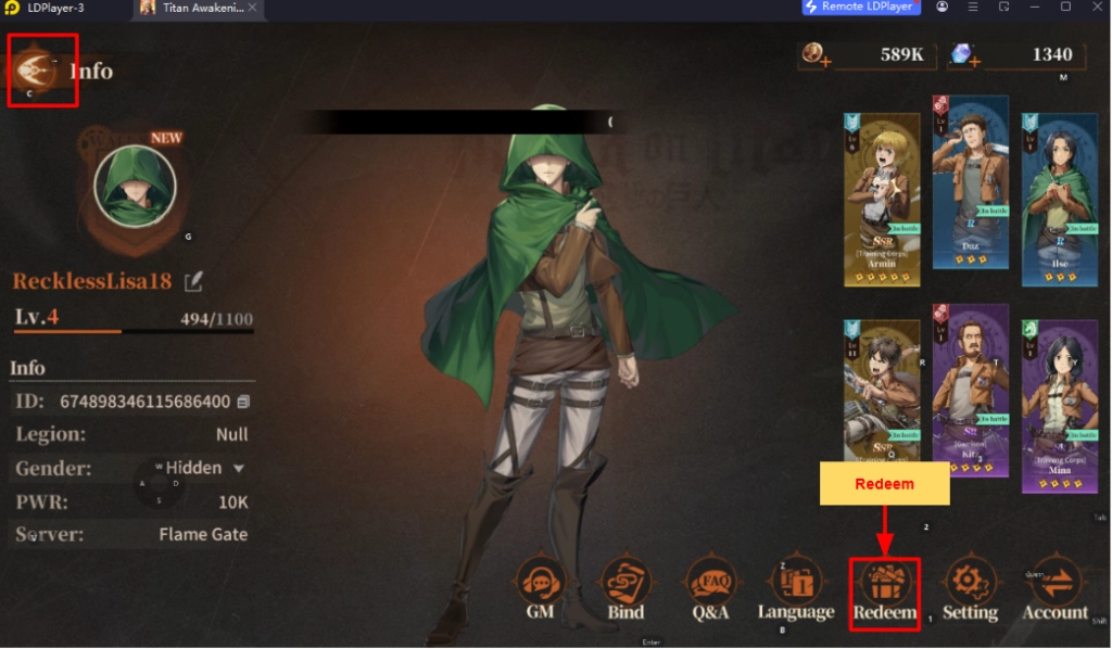 Titan Awakening แจกโค้ด Giftcode อัปเดตเรื่อยๆ ไอเทมเพียบ!! พร้อมวิธีกรอก