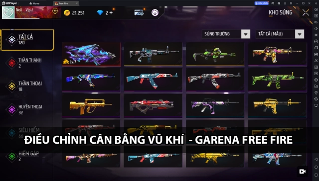 Garena Free Fire - Điều Chỉnh, Cân Bằng Vũ Khí OB43