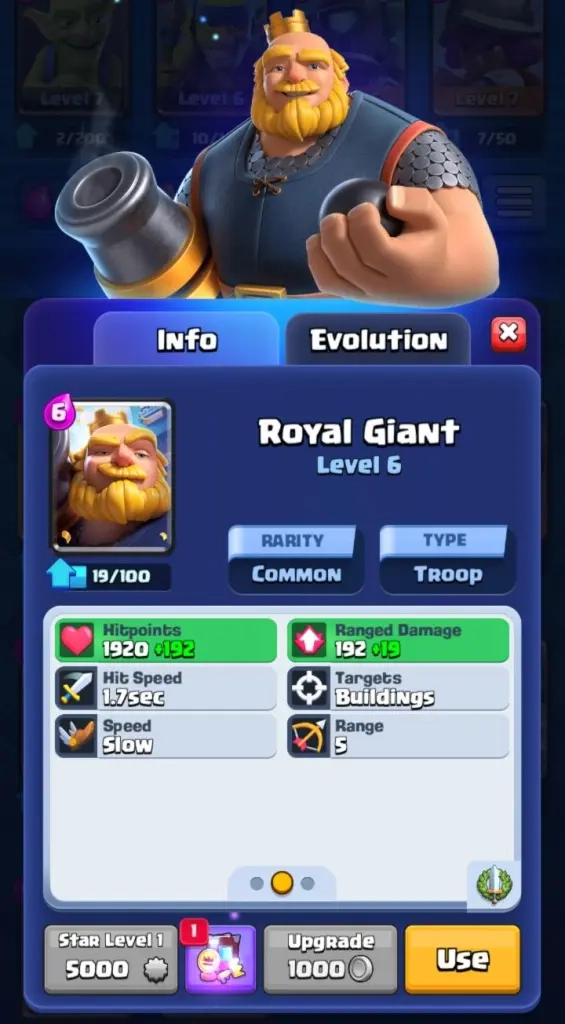 Royal Giant Cycle