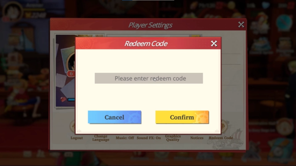 How to Redeem Codes in Pirate Crew