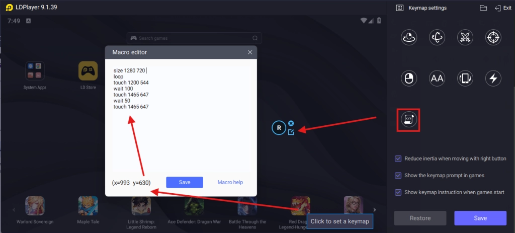 Using Keyboard Mapping for Ease Controls Using Keyboard Mapping for Ease Controls
