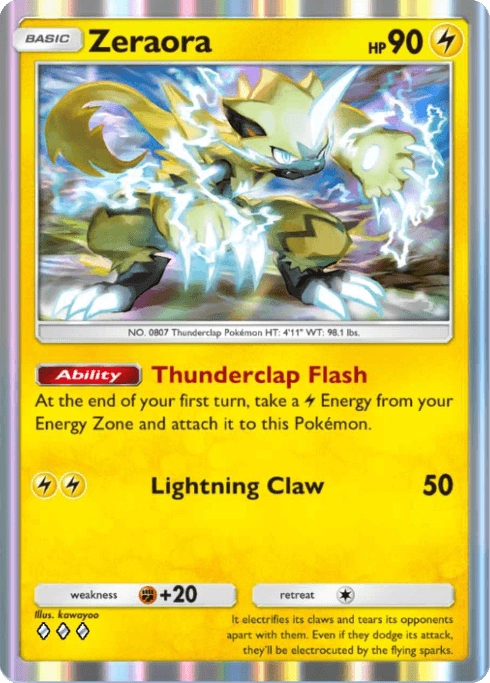 Mega Manectric EX + Zeraora Deck